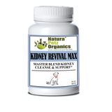 KIDNEY REVIVAL MAX MASTER BLEND KIDNEY CLEANSE & SUPPORT CAPSULES* ADULT & SENIOR DOGS