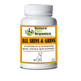 ALL SHINS & GRINS CAPSULES - Bone, Eye, Teeth & Skin Support Dog & Cat*